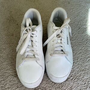 Puma thick sole sneakers.  Barely worn